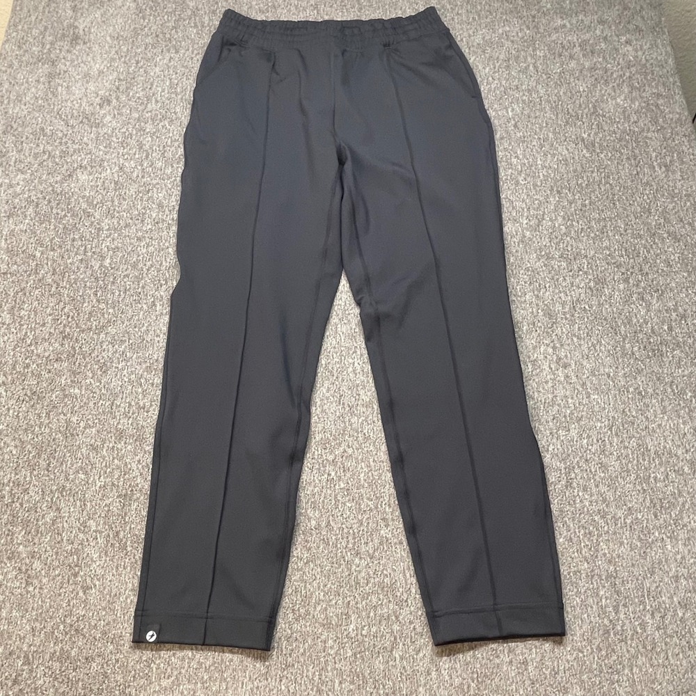 Oiselle Womens Black Athleisure Jogger Pants Elastic Waist Size 4 Waist 28